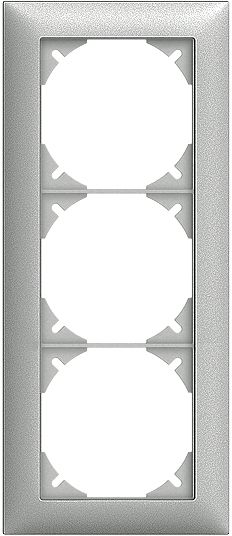 Abdeckrahmen Edue 1×3 si