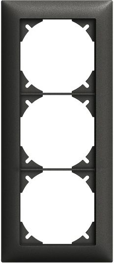 Abdeckrahmen Edue 1×3 sz