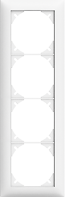 Abdeckrahmen Edue 4×1 ws