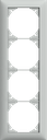 Abdeckrahmen Edue 4×1 hgu