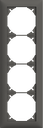 Abdeckrahmen Edue 4×1 dgu