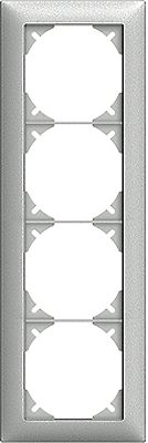 Abdeckrahmen Edue 4×1 si