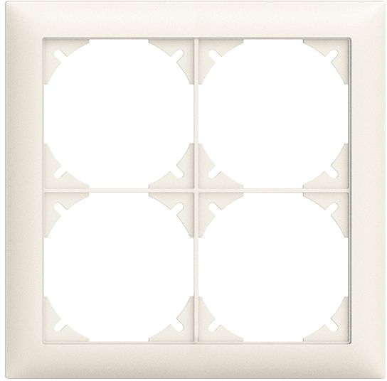 Abdeckrahmen Edue 2×2 ws