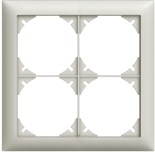 Abdeckrahmen Edue 2×2 hgu