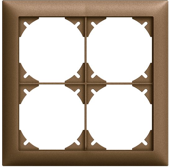 Abdeckrahmen Edue 2×2 cof