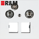 3-Loch mit 2x RJ45-Spezialmodulhalterung