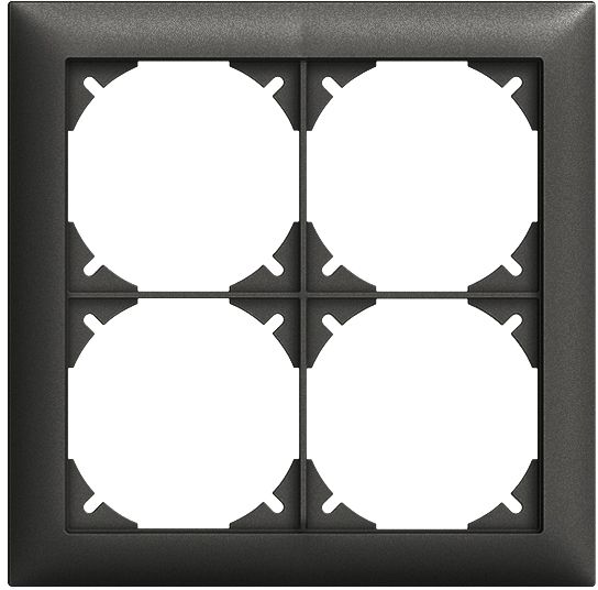 Abdeckrahmen Edue 2×2 sz