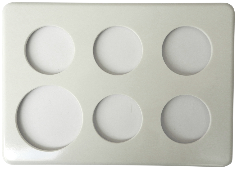 Abdeckplatte 2×3 146×206mm ws