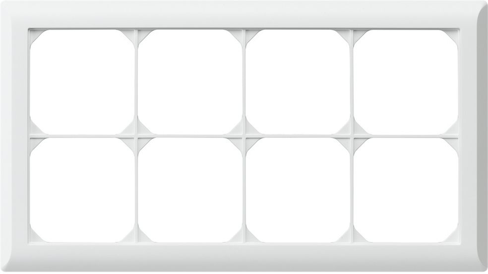 Abdeckrahmen KLI 2×4 ws