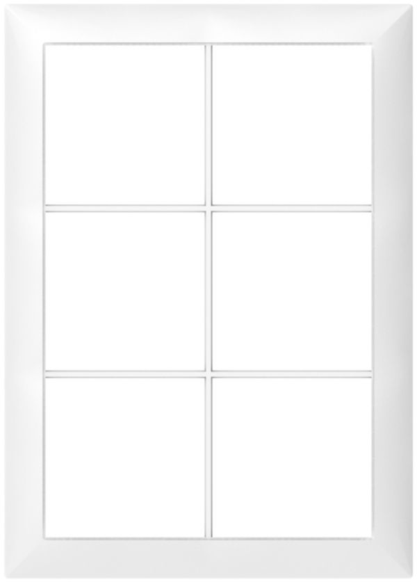 Abdeckrahmen SIDUS 2×3 ws