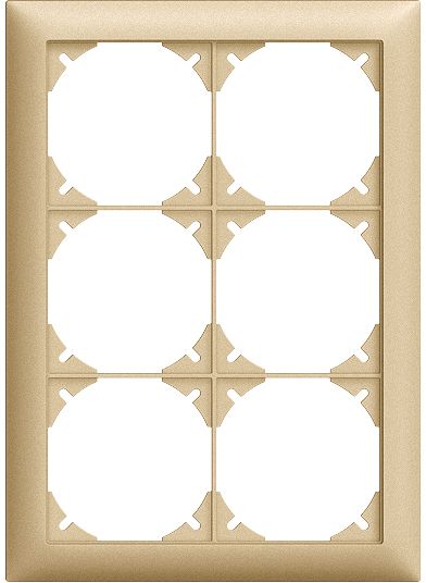 Abdeckrahmen Edue 2×3 sa