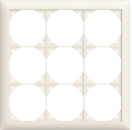 Abdeckrahmen Edue 3×3 ws