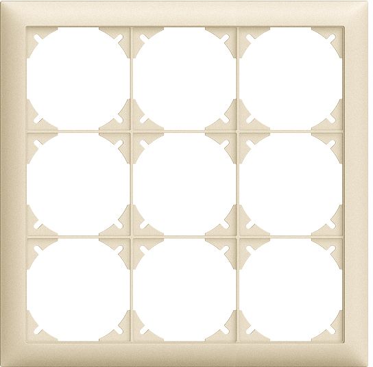 Abdeckrahmen Edue 3×3 cr