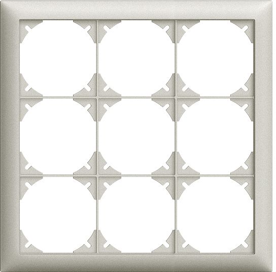 Abdeckrahmen Edue 3×3 hgu