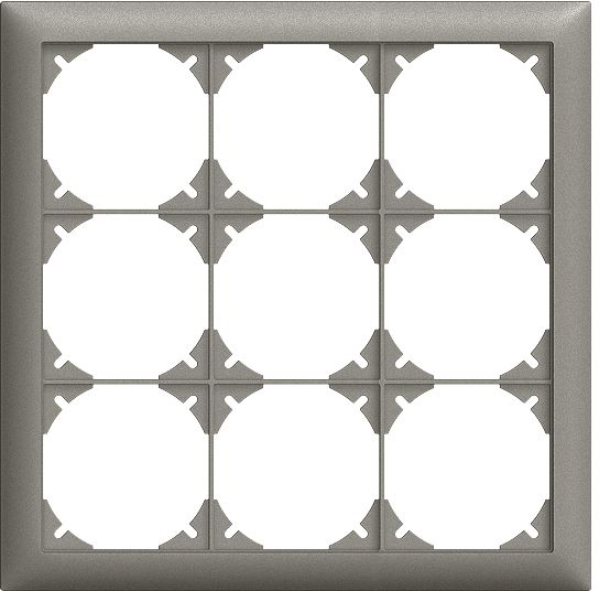 Abdeckrahmen Edue 3×3 dgu