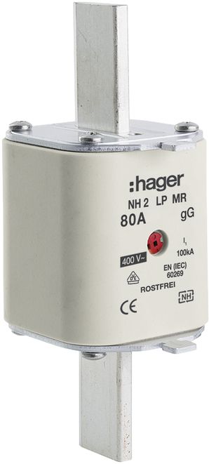 NH-Sicherung DIN-2 gl 400V 80A