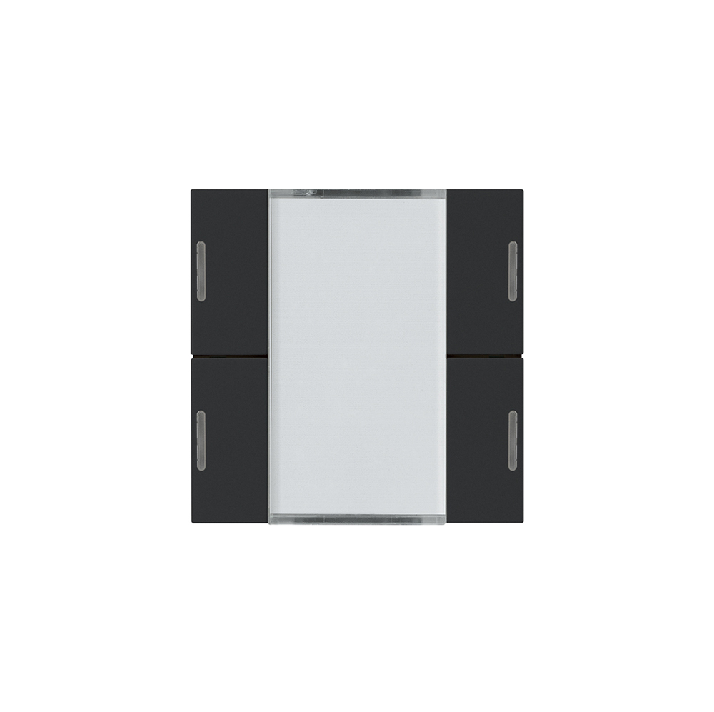 Tasterfront LED 4×KNX HA sz