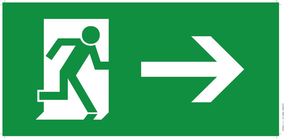 Piktogramm m.Pfeil nach rechts