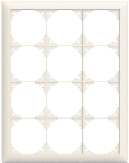 Abdeckrahmen Edue 4×3 ws