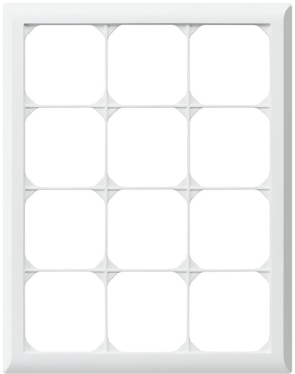 Abdeckrahmen KLI 4×3 ws vert.