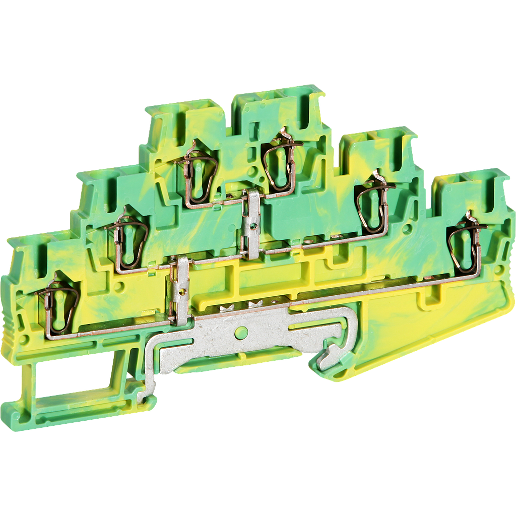 Dreistockklemme 0,08-4mm² Zug-