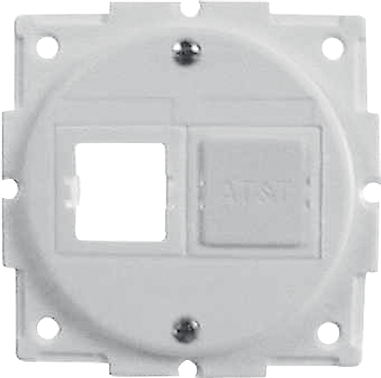 EB-Mont-Set BK f/2xRJ45 BU ws