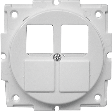 EB-Mont.Set BK f/4xRJ45 BU ws