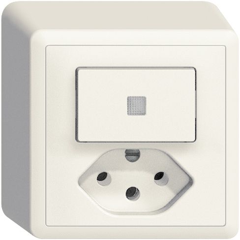 AP-Leuchtkomb. 3/1L+T13 sz, KS