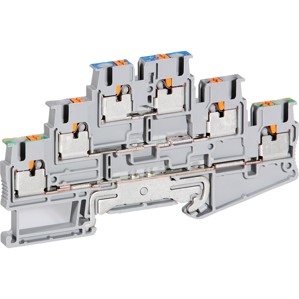 Mehrstock-Klemme 0,14-4mm² gu