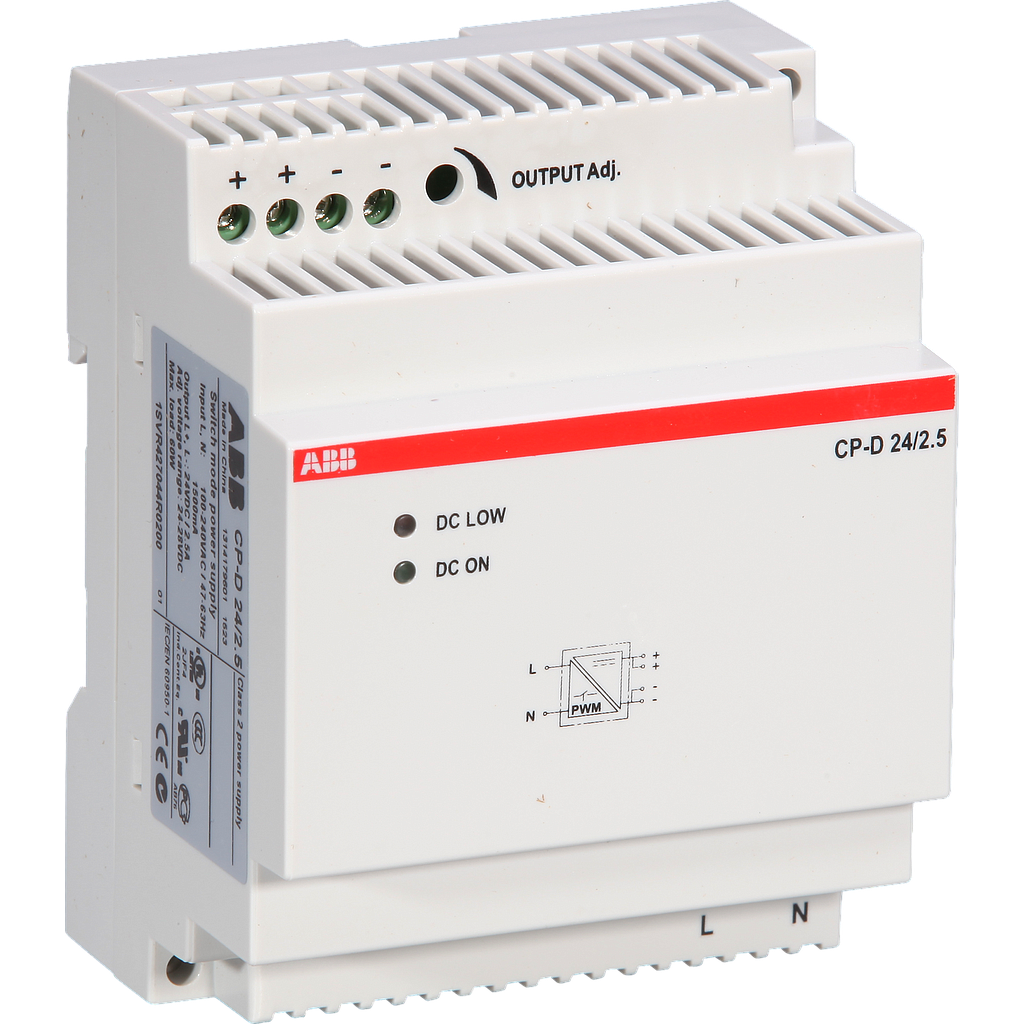 SCHALTNETZTEIL ABB 24VDC 2,5A