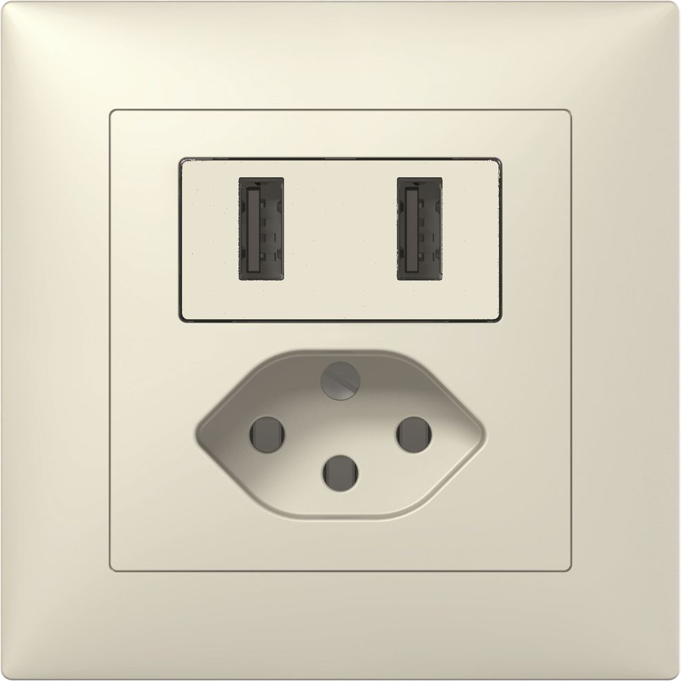 UP-USB Ladesteckdose m.T13