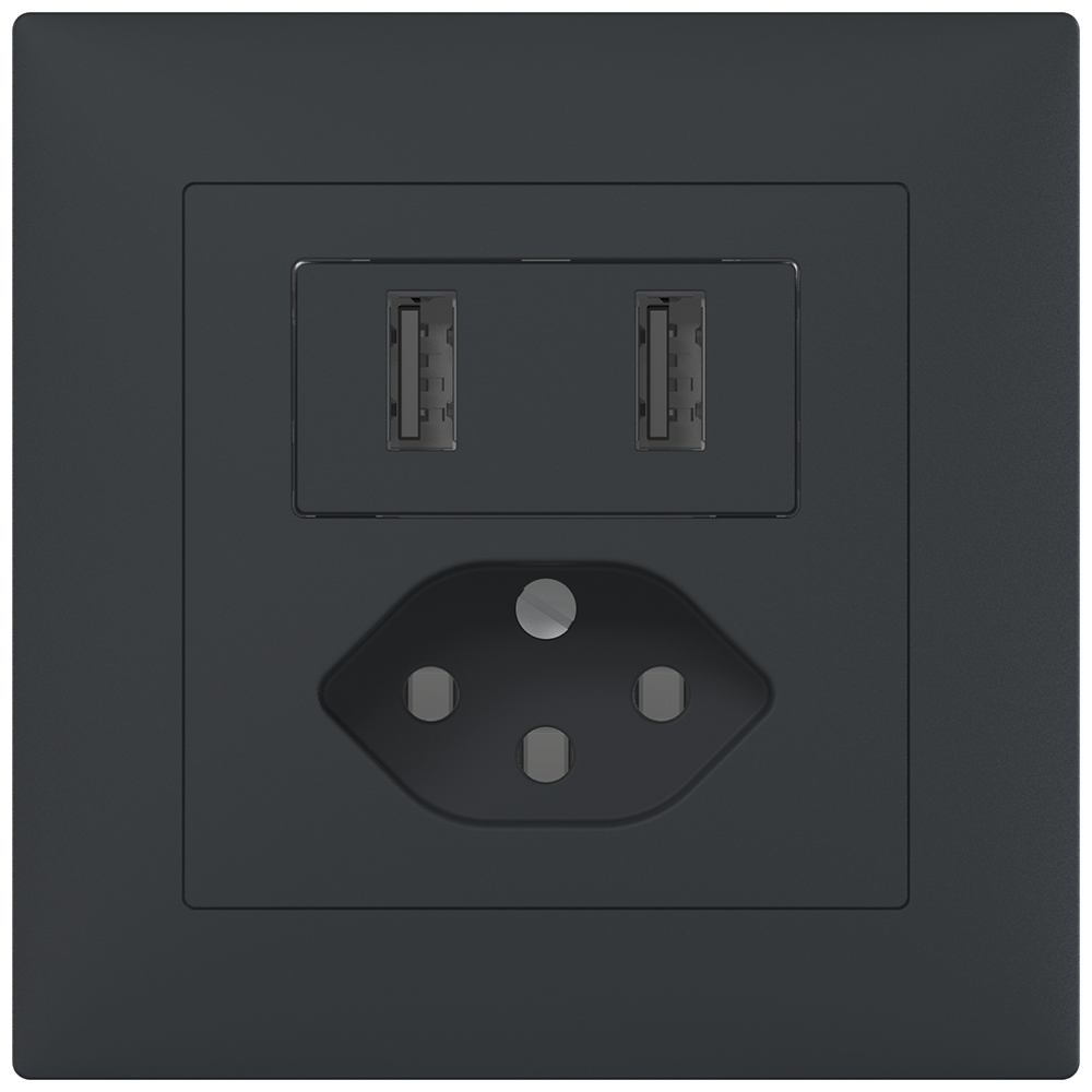 UP-USB Ladesteckdose m.T13
