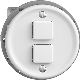 UP-Taster KNX SDUE 2×m.LED