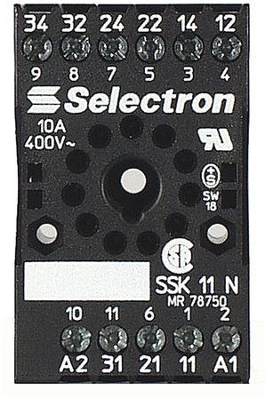 Stecksokel 11-polig SSK 11 N