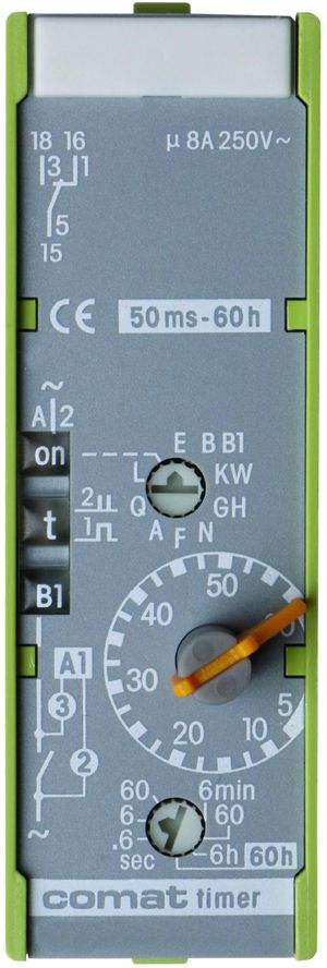 Zeitrelais Comat C80 50ms-60h