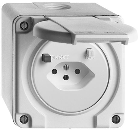 AP-Steckdose NAP T13 FI 30mA