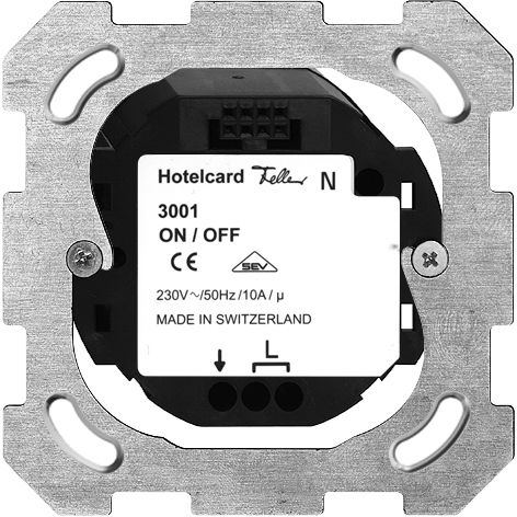 Einsatz Schalter Hotelcard FH