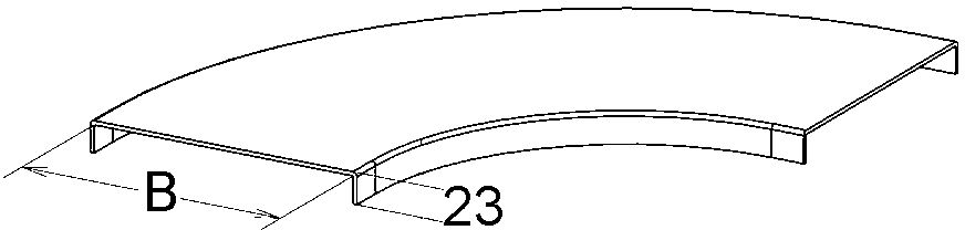 Deckel z.Horizontalbogen EBO