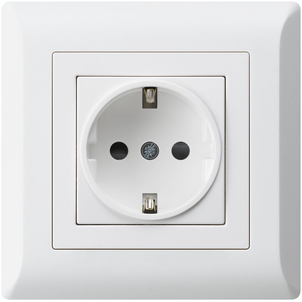 UP-Steckdose KLI Schuko ws