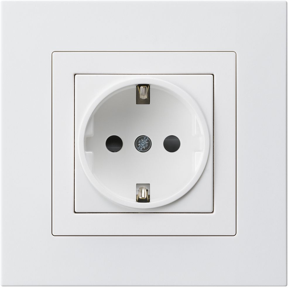 UP-Steckdose KPR Schuko ws