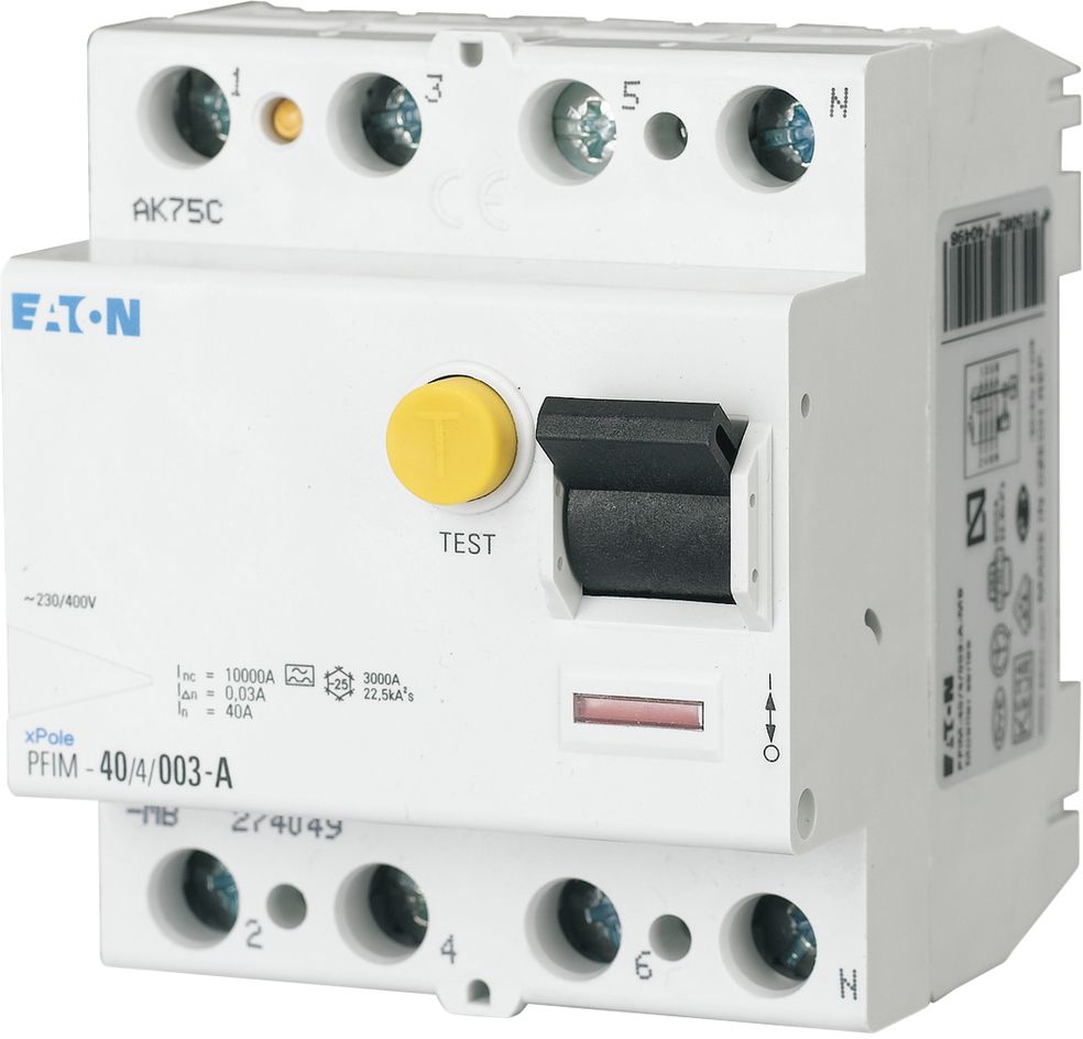 FI-Schalter ETN PFIM 4L 25A