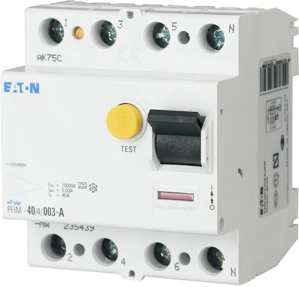 FI-Schalter ETN PFIM 4L 40A