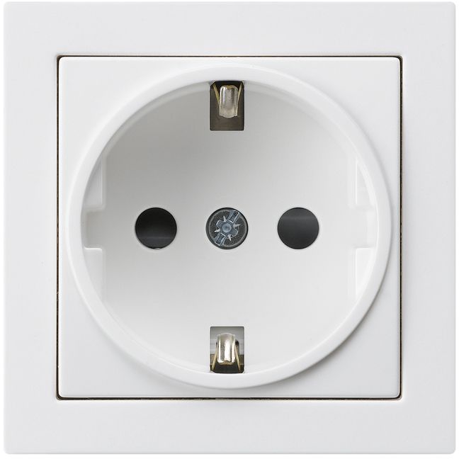 UP-Steckdose KAL Schuko ws