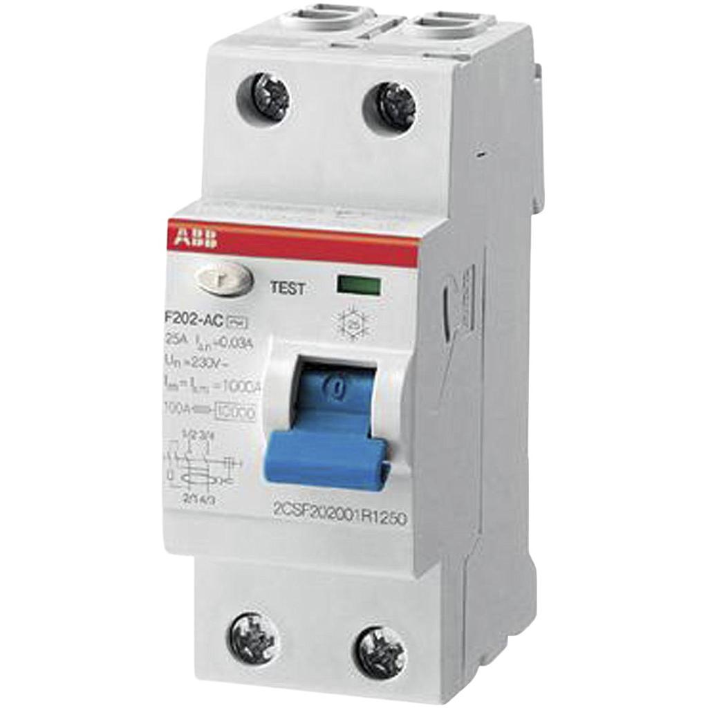 FI-Schalter ABB 30mA 25A 1P+N