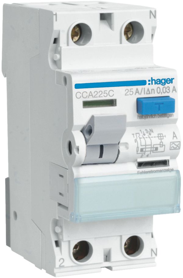 FI-Schalter HA 25A 10mA 1Ln