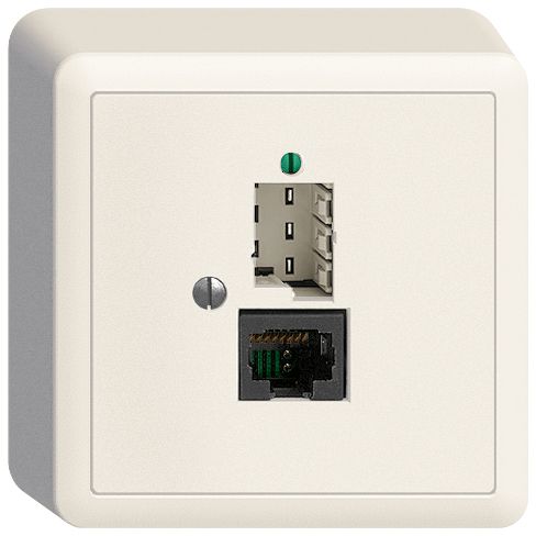 AP-Dose 1×T+T,1×RJ45/u 8P Edue
