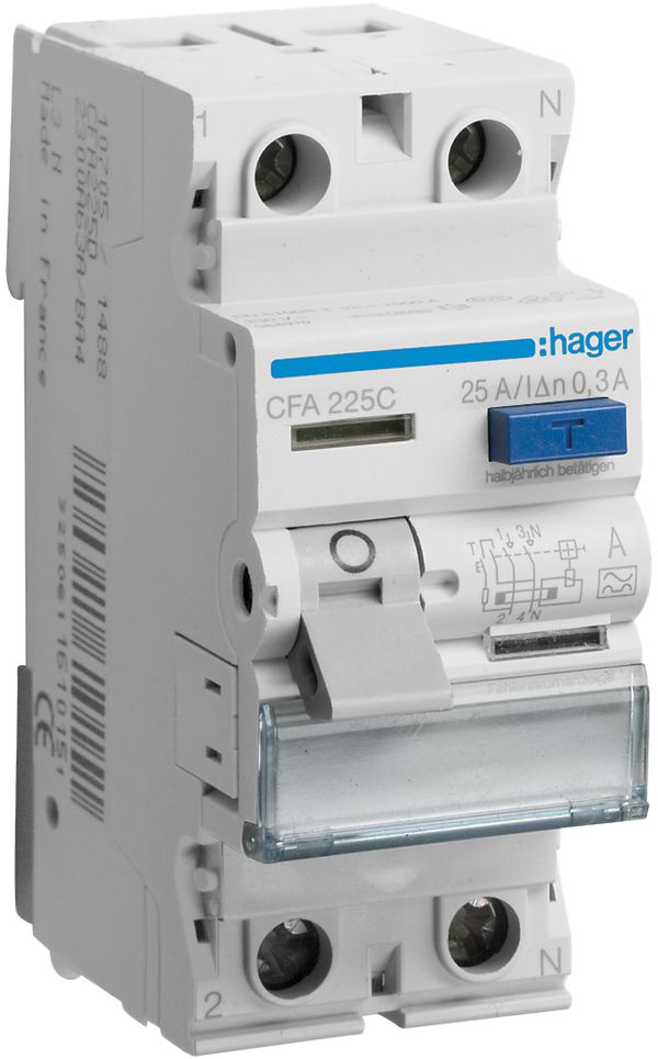 FI-Schalter HA 25A 300mA 1LN