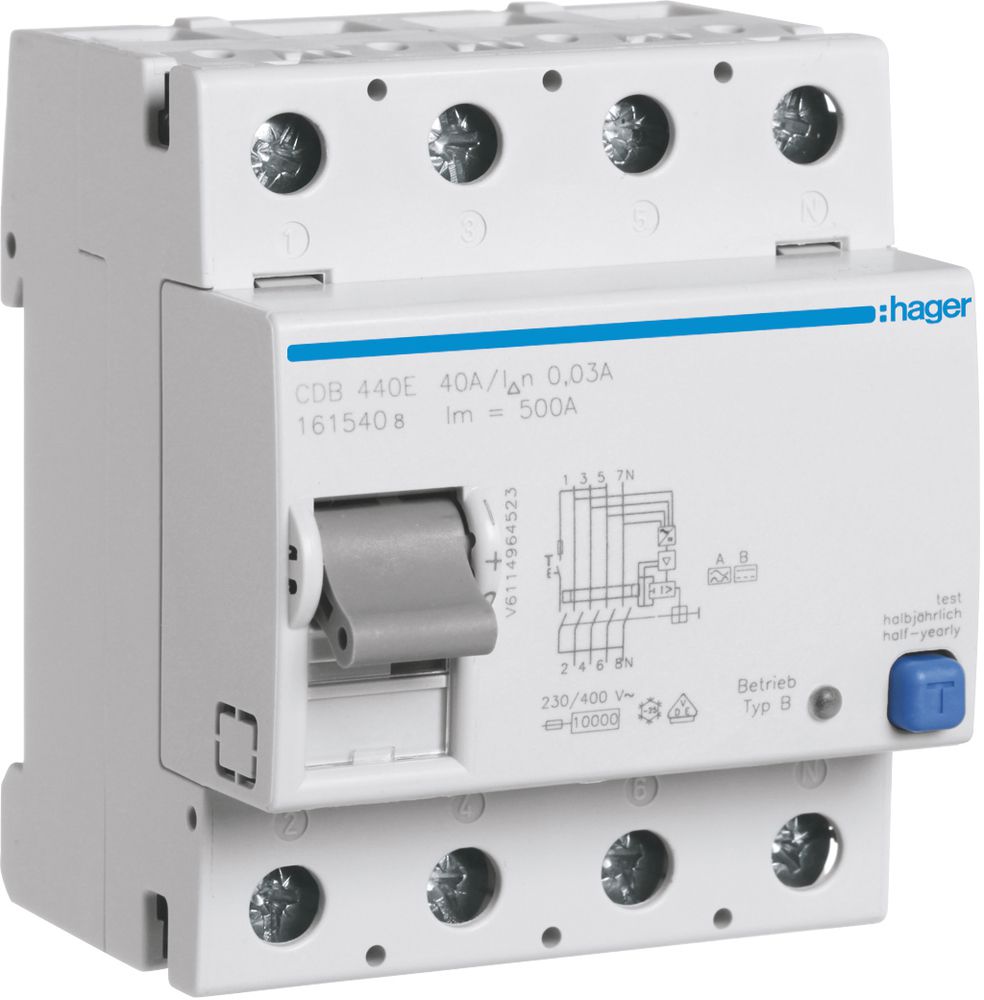FI-Schalter HA 40A 30mA 4P