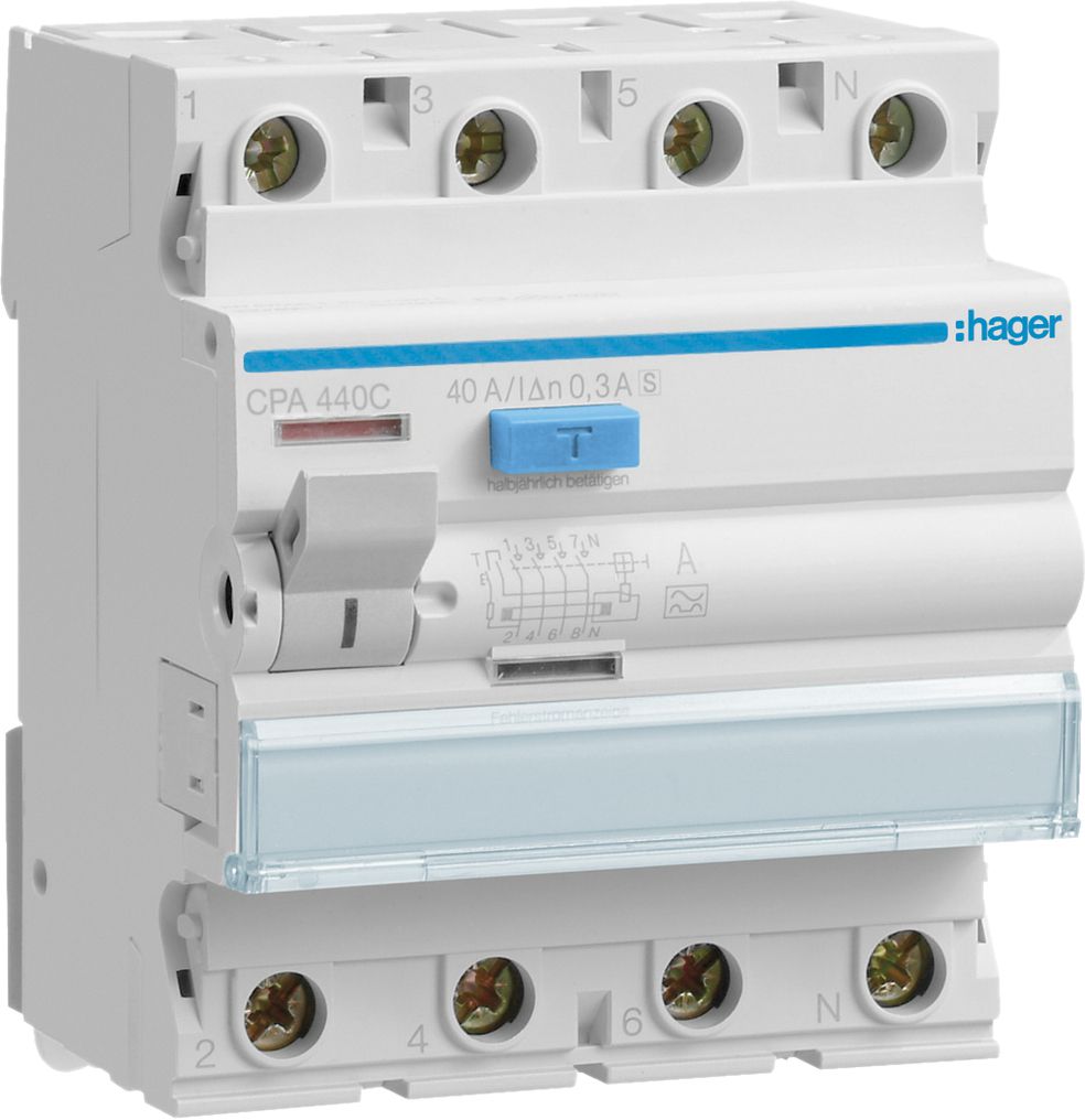 FI-Schalter HA 40A 300mA 3LN
