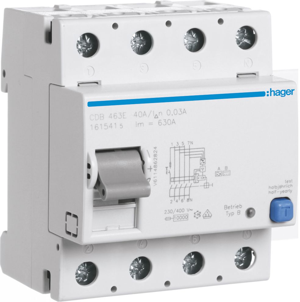FI-Schalter HA 63A 30mA 4P